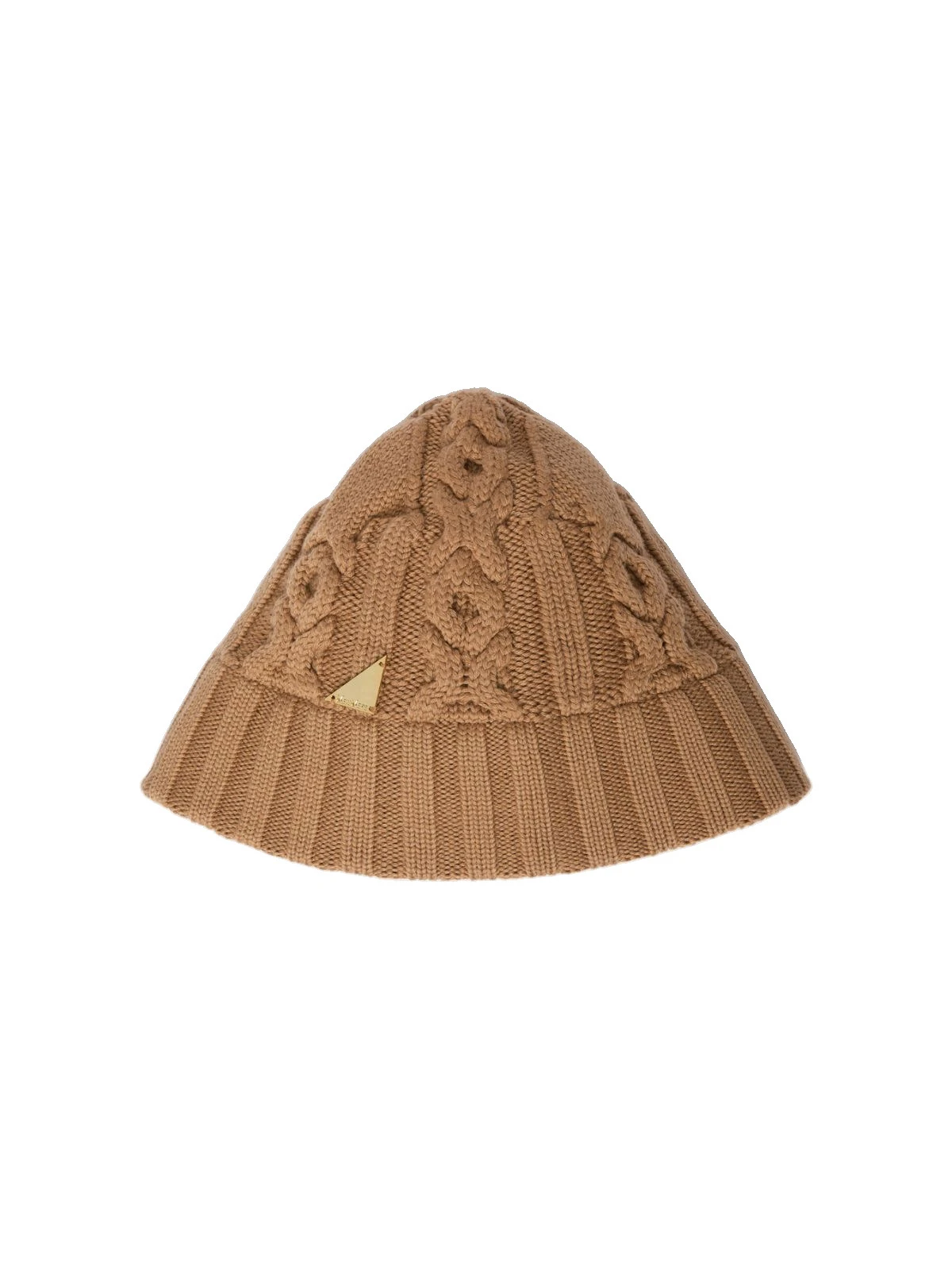 Max Mara Elleni Wool Knit Bucket Hat in Hazelnut Brown Max Mara Elleni Wool Knit Bucket Hat in Hazelnut Brown | Hats | Luxury Shoes