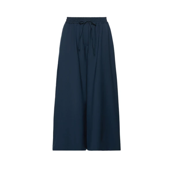 Max Mara Elmo Stretch Wool Joggers in Navy | Sweatpants | Luxury Shoes 