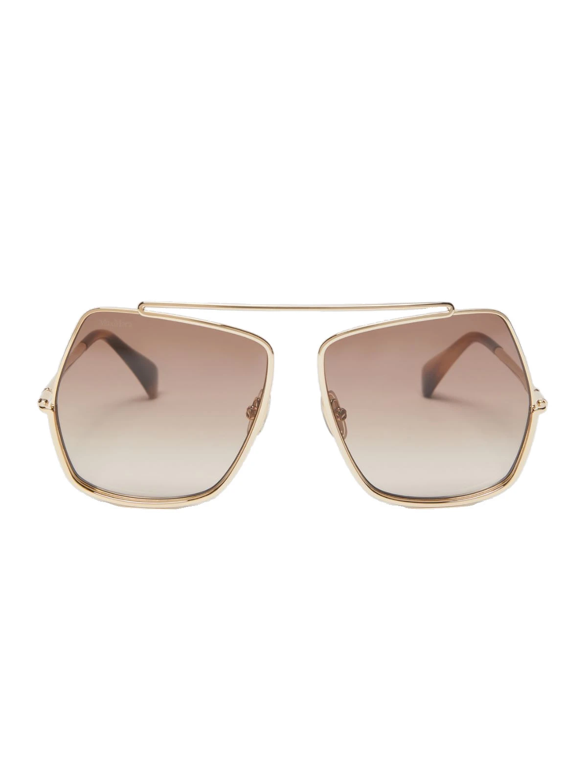 Max Mara Elsapetite Geometric Sunglasses in Brown Max Mara Elsapetite Geometric Sunglasses in Brown | Sunglasses | Luxury Shoes