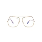 Max Mara Elsav Square Metal Sunglasses in Gold | Women | Luxury Shoes 