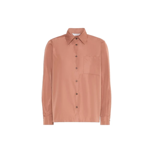 Entrata Silk-Blend Radzimir Shirt in Antique Rose