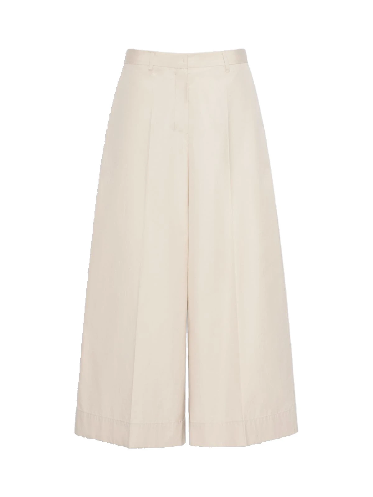 Max Mara Epoca Cotton Poplin Wide-Leg Trousers in Beige Max Mara Epoca Cotton Poplin Wide-Leg Trousers in Beige | Wide leg pants | Luxury Shoes