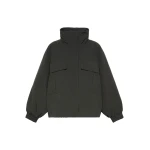 Max Mara Epoca Washed Water-Repellent Canvas Jacket in Black | Jackets | Luxury Shoes 