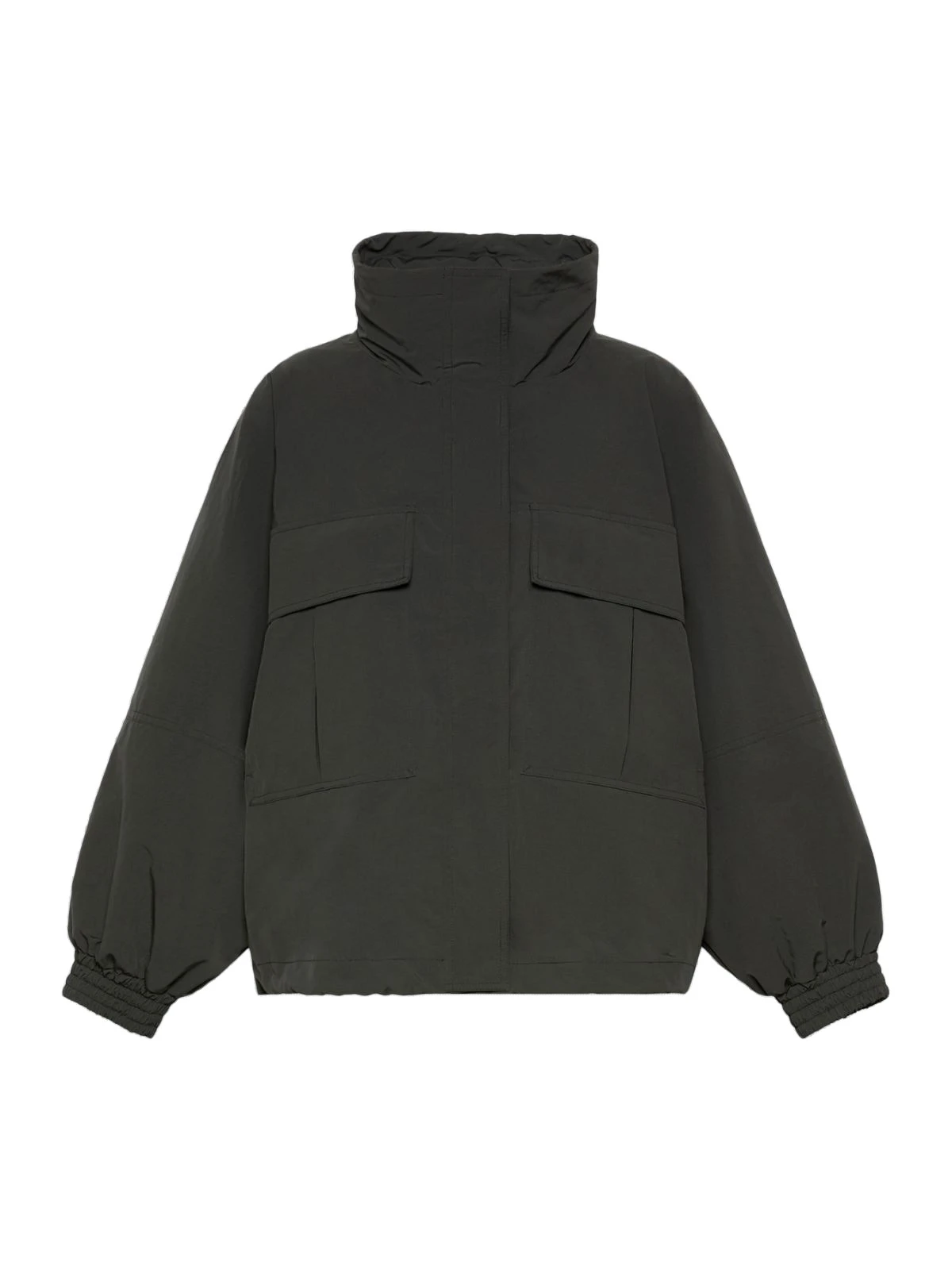 Max Mara Epoca Washed Water-Repellent Canvas Jacket in Black Max Mara Epoca Washed Water-Repellent Canvas Jacket in Black | Jackets | Luxury Shoes