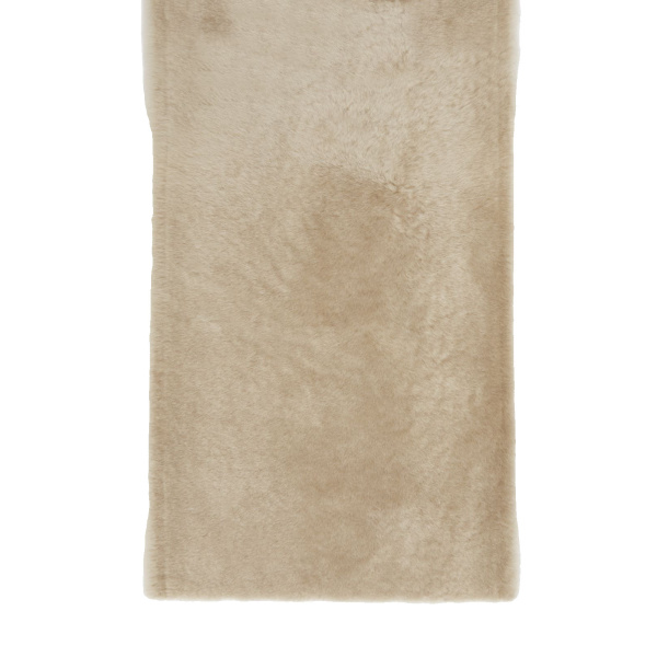 Max Mara Eresia Shearling Stole in Beige | Scarves | Luxury Shoes 