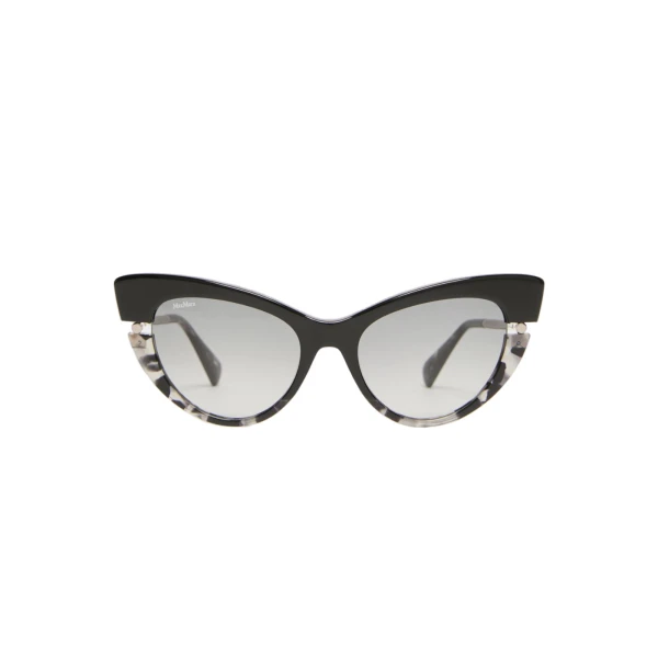 Esedra Acetate Cat-Eye Glasses in Black
