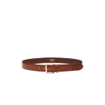 Max Mara Esodo Leather Belt in Brown | Women | Luxury Shoes 