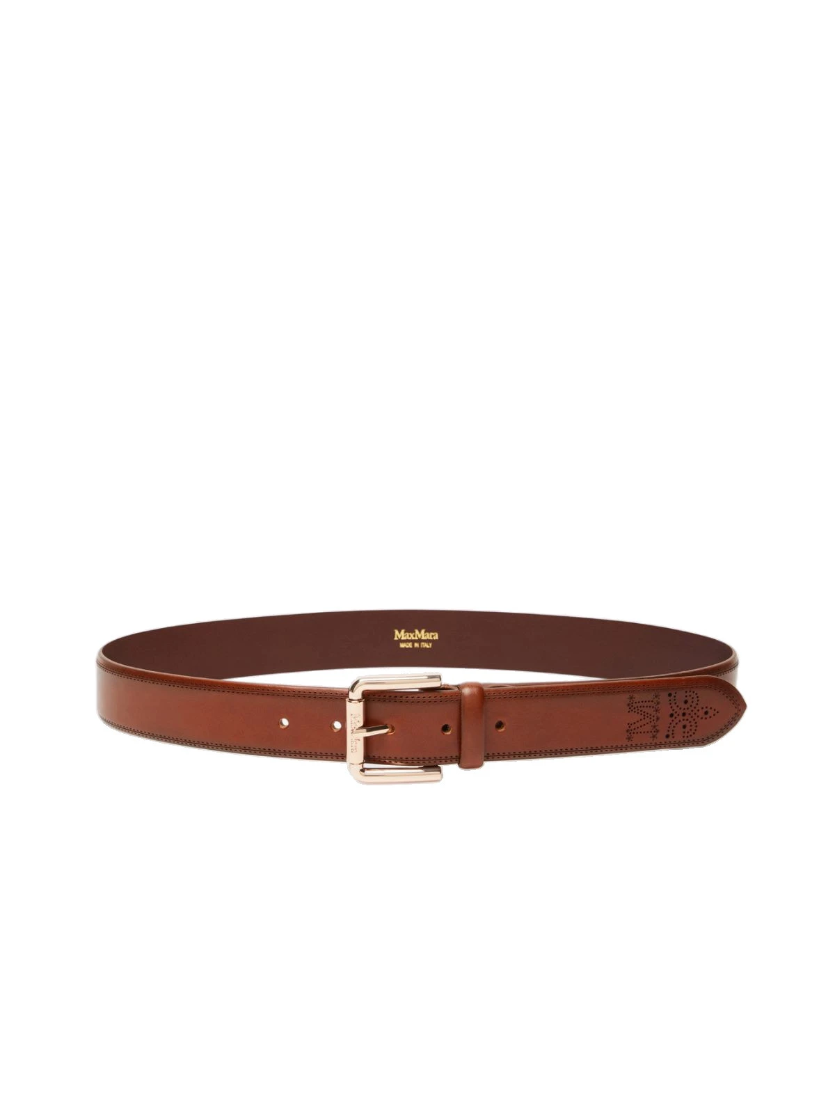 Max Mara Esodo Leather Belt in Brown Max Mara Esodo Leather Belt in Brown | Women | Luxury Shoes