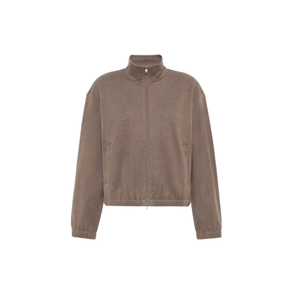 Esploso Silk-Blend Jersey Sweatshirt in Mud