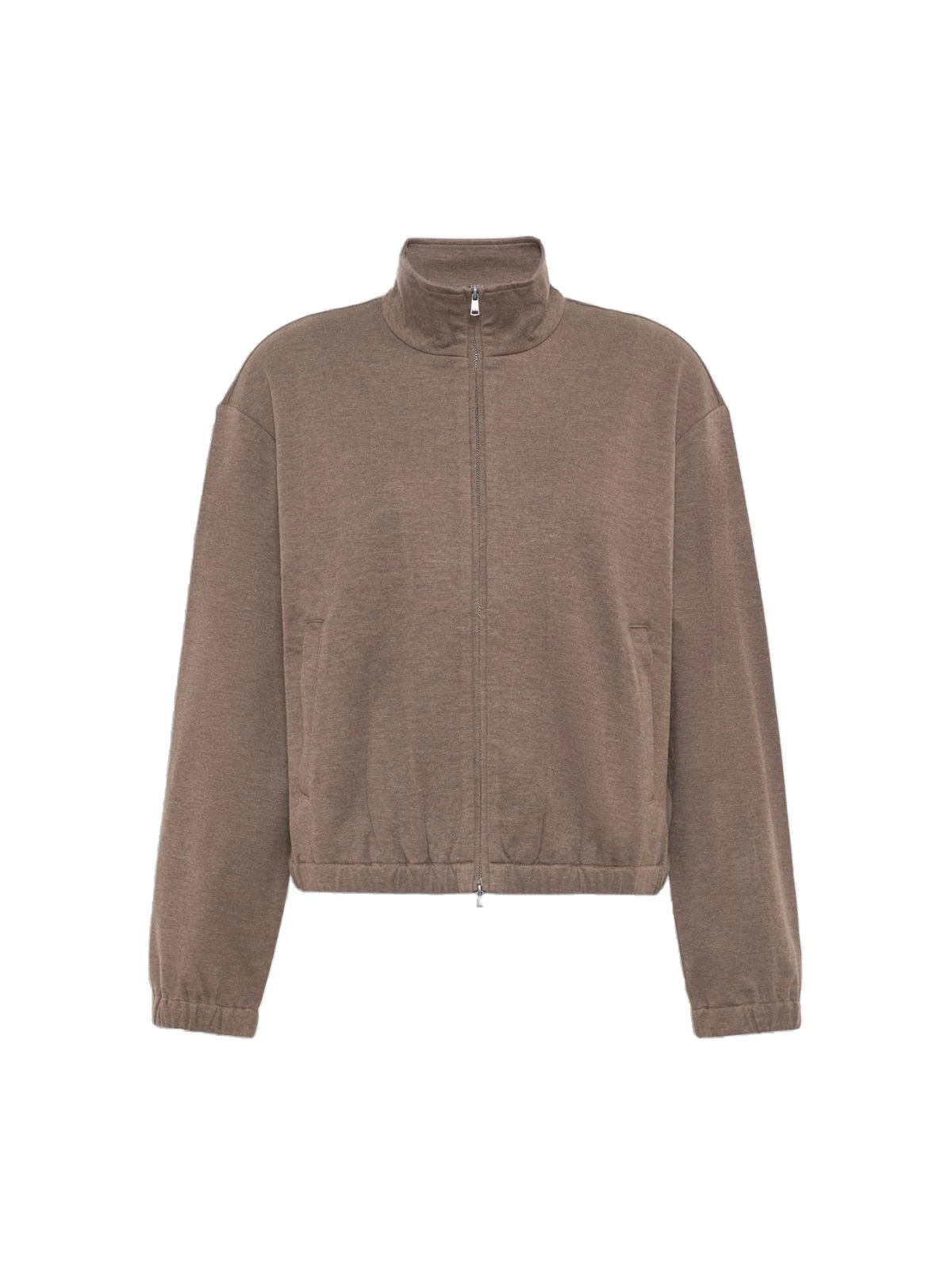Max Mara Esploso Silk-Blend Jersey Sweatshirt in Mud Max Mara Esploso Silk-Blend Jersey Sweatshirt in Mud | Sweaters | Luxury Shoes