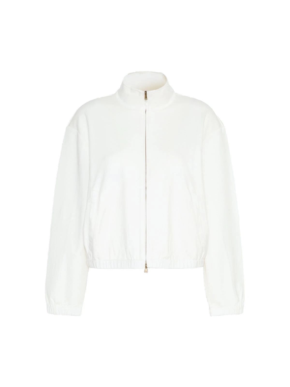 Max Mara Esploso Silk-Blend Jersey Sweatshirt in White Max Mara Esploso Silk-Blend Jersey Sweatshirt in White | Sweaters | Luxury Shoes