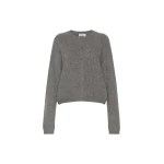 Max Mara Esposto Wool and Cashmere Cardigan in Dark Grey | Cardigan | Luxury Shoes 