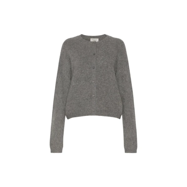 Max Mara Esposto Wool and Cashmere Cardigan in Dark Grey | Cardigan | Luxury Shoes 