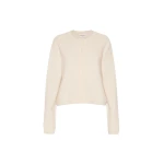 Max Mara Esposto Wool and Cashmere Cardigan in Ice Grey | Cardigan | Luxury Shoes 