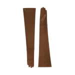 Max Mara Estremo Long Suede Gloves in Brown | Gloves | Luxury Shoes 