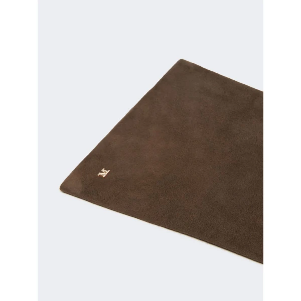 Max Mara Estremo Long Suede Gloves in Dark Brown | Gloves | Luxury Shoes 