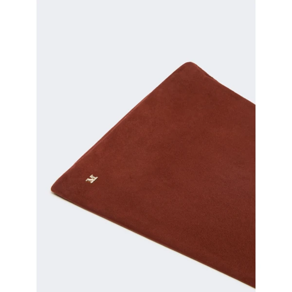 Max Mara Estremo Long Suede Gloves in Terra Cotta | Gloves | Luxury Shoes 
