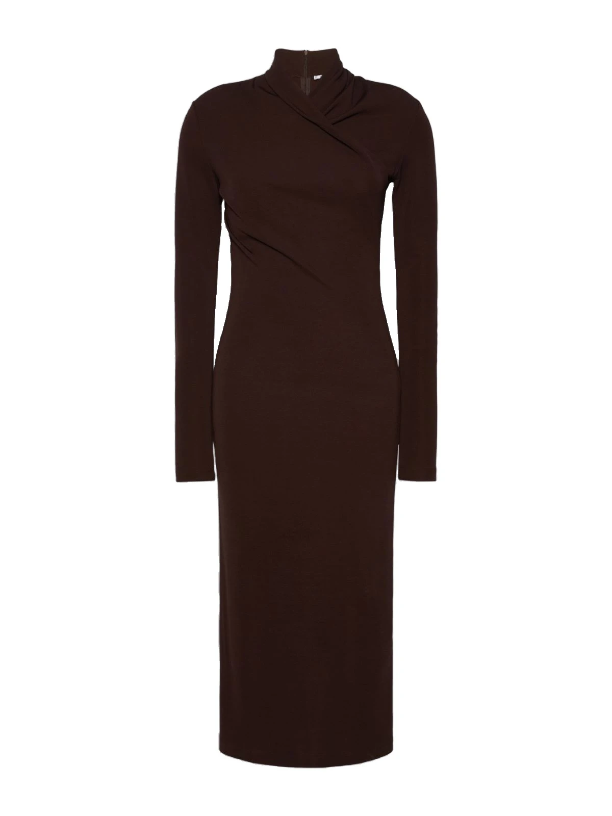 Max Mara Estremo Slim Fluid Jersey Dress in Dark Brown Max Mara Estremo Slim Fluid Jersey Dress in Dark Brown | Maxi Dresses | Luxury Shoes