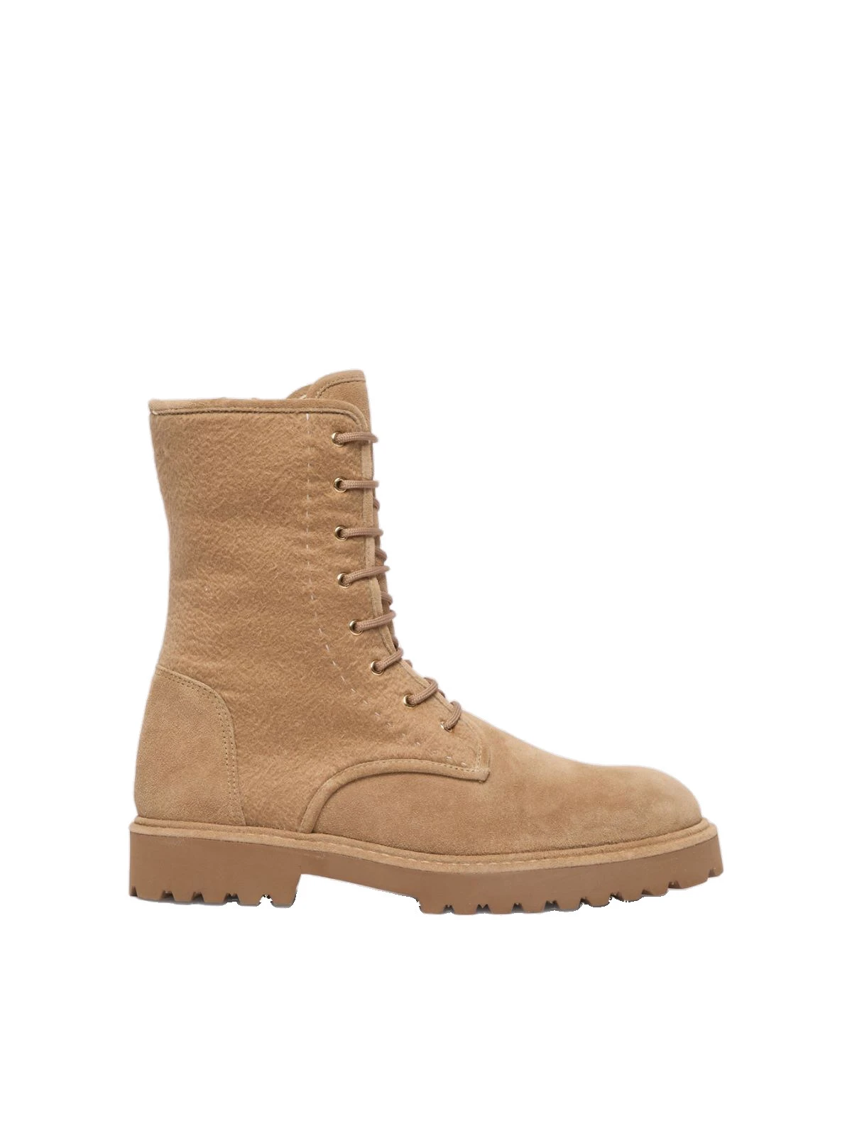 Max Mara Estri Cashmere and Suede Combat Boots in Camel Max Mara Estri Cashmere and Suede Combat Boots in Camel | Boots | Luxury Shoes