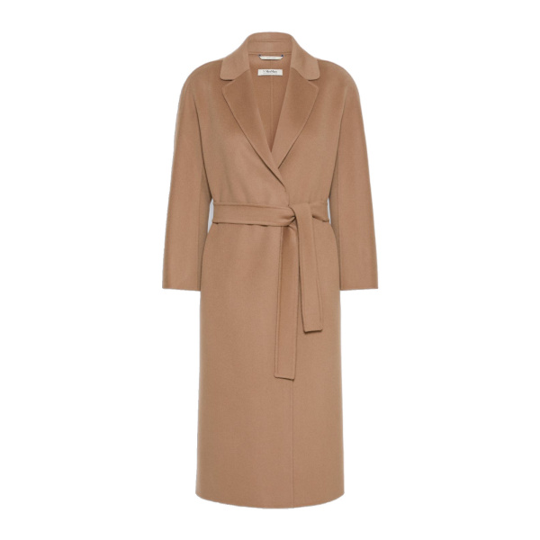Max Mara Esturia Double-Faced Wool Midi Coat in Camel | Wool Coat | Luxury Shoes 