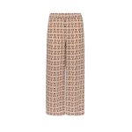 Max Mara Eusebio Printed Silk Crepe de Chine Trousers in Antique Rose | Tailored pants | Luxury Shoes 