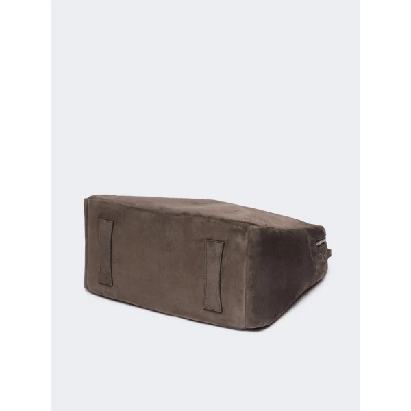 Max Mara Extra-Large Split Leather Shoulder Bag in Dark Brown | Shoulder & Crossbody Bags | Luxury Shoes 