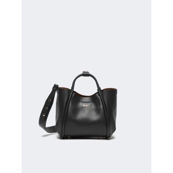 Max Mara Extra Small Leather Marine Bag in Black | Mini Bags | Luxury Shoes 