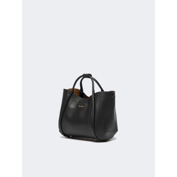 Max Mara Extra Small Leather Marine Bag in Black | Mini Bags | Luxury Shoes 