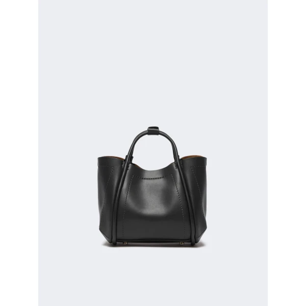 Max Mara Extra Small Leather Marine Bag in Black | Mini Bags | Luxury Shoes 