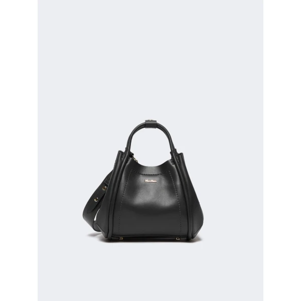 Max Mara Extra Small Leather Marine Bag in Black | Mini Bags | Luxury Shoes 