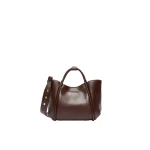 Max Mara Extra Small Leather Marine Bag in Brown | Mini Bags | Luxury Shoes 