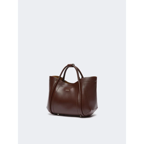 Max Mara Extra Small Leather Marine Bag in Brown | Mini Bags | Luxury Shoes 