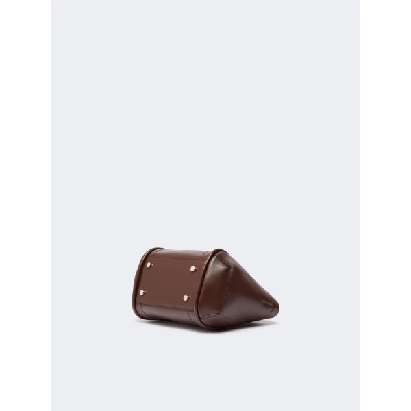 Max Mara Extra Small Leather Marine Bag in Brown | Mini Bags | Luxury Shoes 