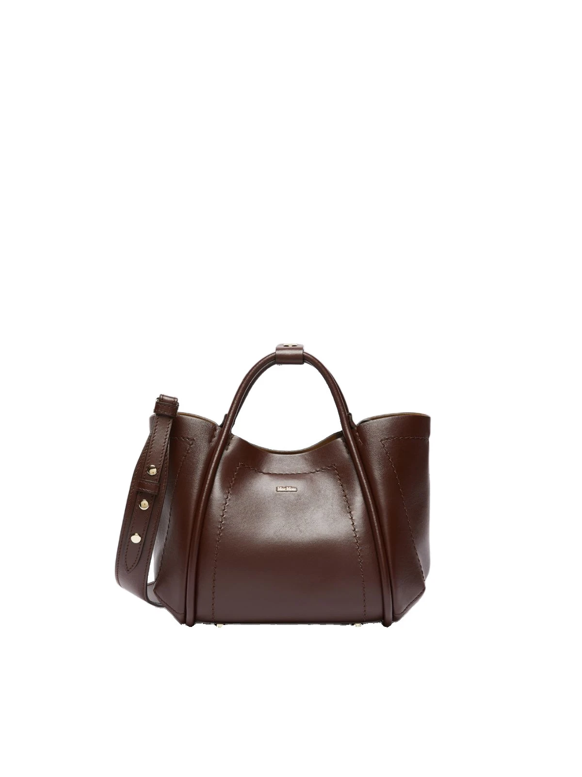 Max Mara Extra Small Leather Marine Bag in Brown Max Mara Extra Small Leather Marine Bag in Brown | Mini Bags | Luxury Shoes