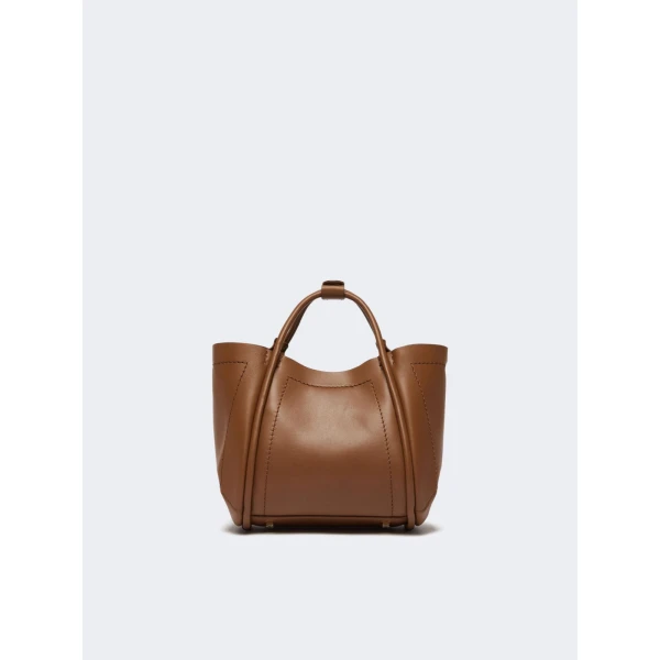 Max Mara Extra Small Leather Marine Bag in Brown Bronze | Mini Bags | Luxury Shoes 