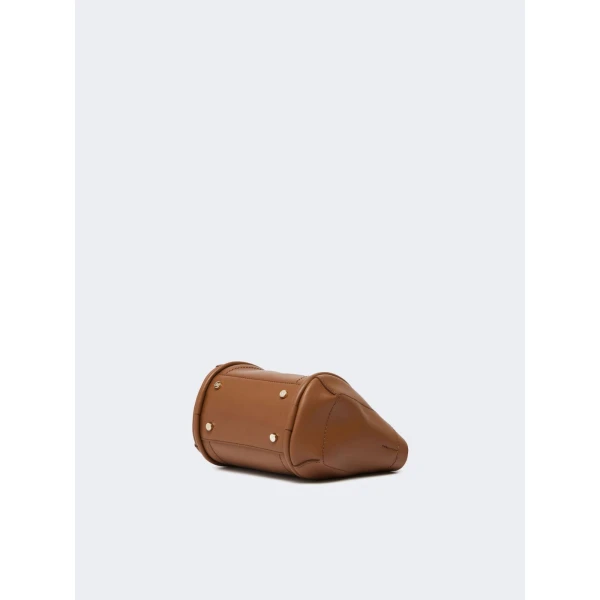 Max Mara Extra Small Leather Marine Bag in Brown Bronze | Mini Bags | Luxury Shoes 