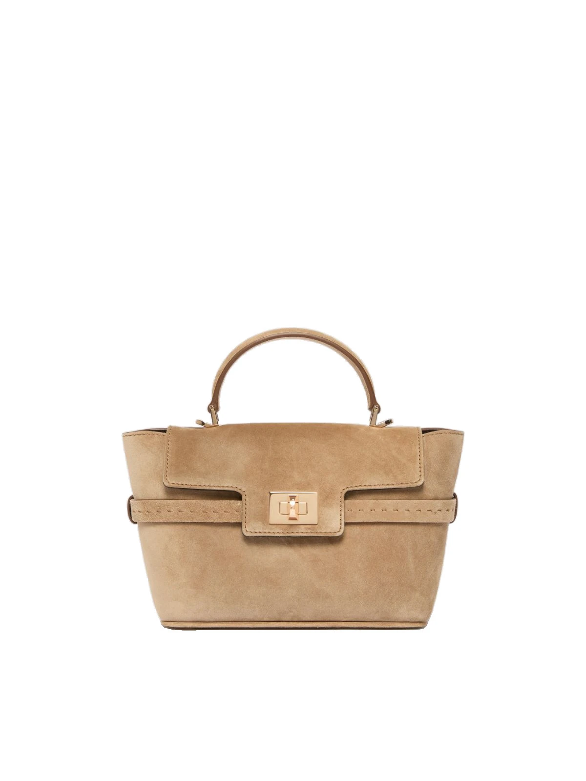 Max Mara Extra Small Margaux Suede Handbag in Beige Max Mara Extra Small Margaux Suede Handbag in Beige | Mini Bags | Luxury Shoes