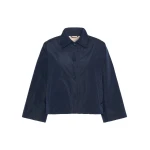 Max Mara Falena Reversible Padded Taffeta Jacket in Navy | Jackets | Luxury Shoes 