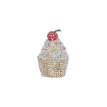 Max Mara Falla Rhinestone Brooch in Ivory | Brooches & Pins | Luxury Shoes 