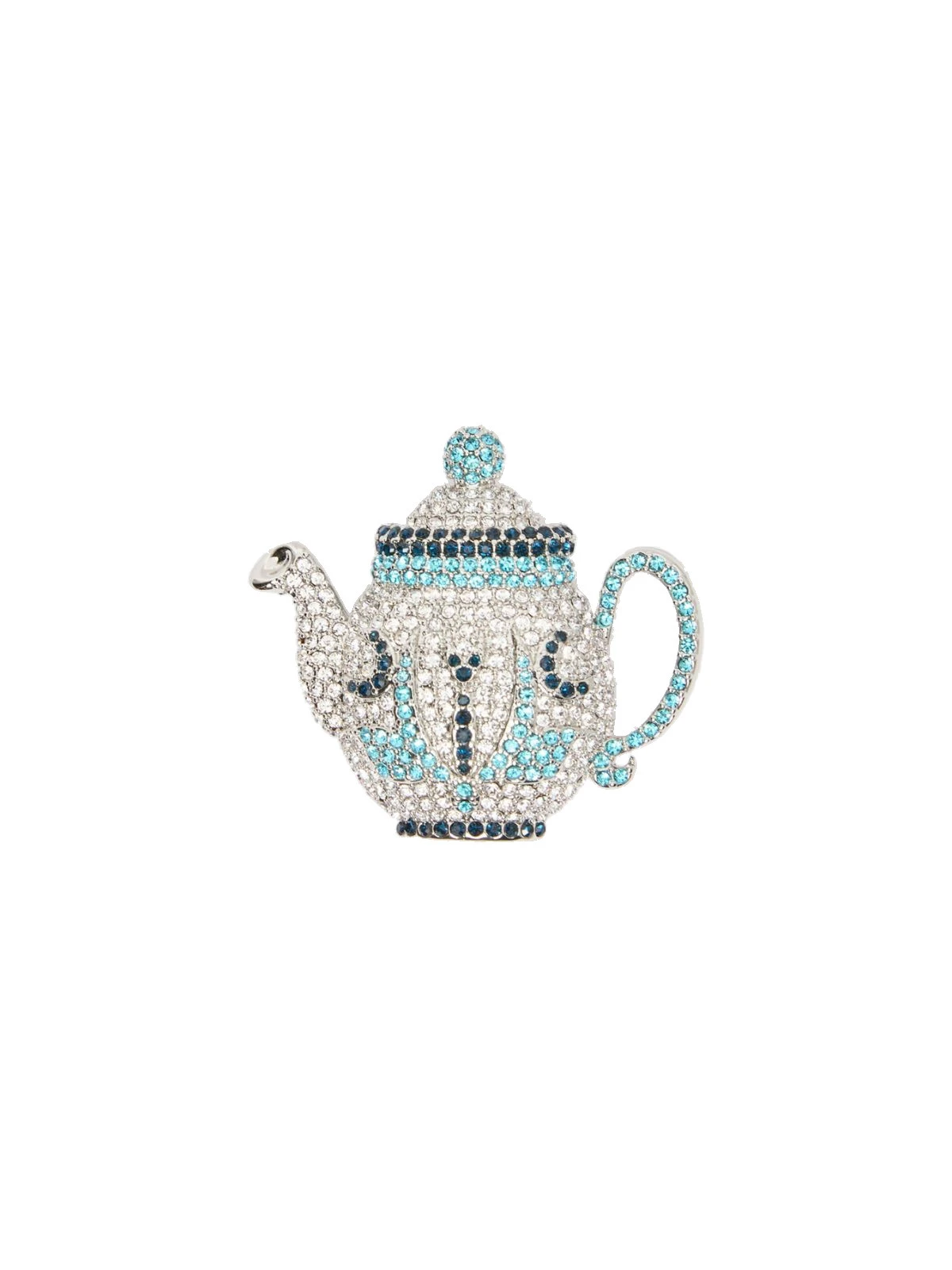 Max Mara Falla Rhinestone Brooch in Light Blue Max Mara Falla Rhinestone Brooch in Light Blue | Brooches & Pins | Luxury Shoes