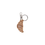 Max Mara Fantino Leather Keyring in Brown | Bag charms | Luxury Shoes 