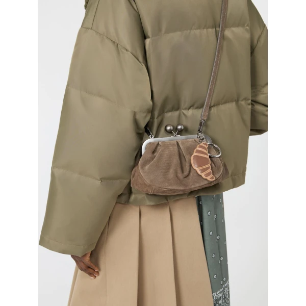 Max Mara Fantino Leather Keyring in Brown | Bag charms | Luxury Shoes 