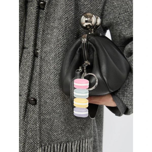 Max Mara Fantino Leather Keyring in Fuchsia | Bag charms | Luxury Shoes 