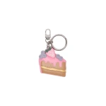 Max Mara Fantino Leather Keyring in Pink | Bag charms | Luxury Shoes 