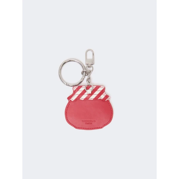 Max Mara Fantino Leather Keyring in Red | Bag charms | Luxury Shoes 
