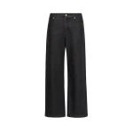 Max Mara Faro Straight-Leg Cotton Denim Jeans in Black | Denim | Luxury Shoes 