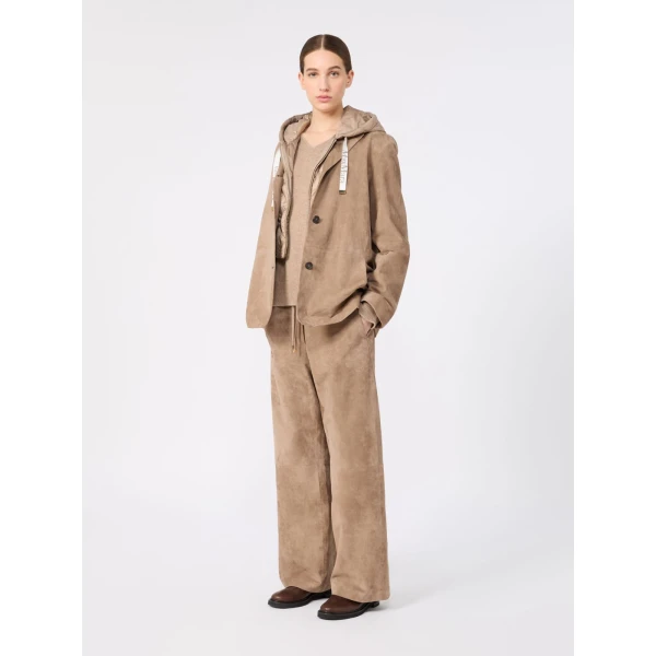 Max Mara Fata Cashmere V-Neck Sweater in Clay | Sweaters | Luxury Shoes 