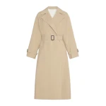 Max Mara Fatto Long Water-Repellent Trench Coat in Beige | Trench Coat | Luxury Shoes 