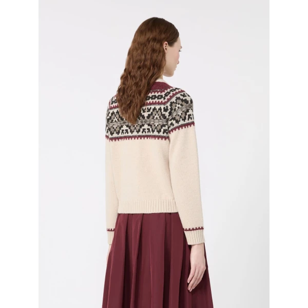 Max Mara Febe Alpaca Blend Cardigan in Ivory | Cardigan | Luxury Shoes 