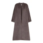 Max Mara Febo Oversized Camel and Mohair Coat in Mud | Wool Coat | Luxury Shoes 